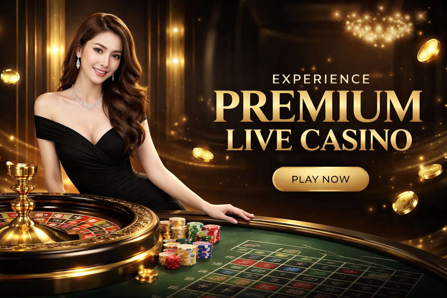 Bàn chơi Baccarat trực tuyến với dealer người thật tại Banca28 Game Bài
